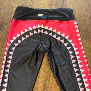 Goldsheep pink & black yoga/gym leggings